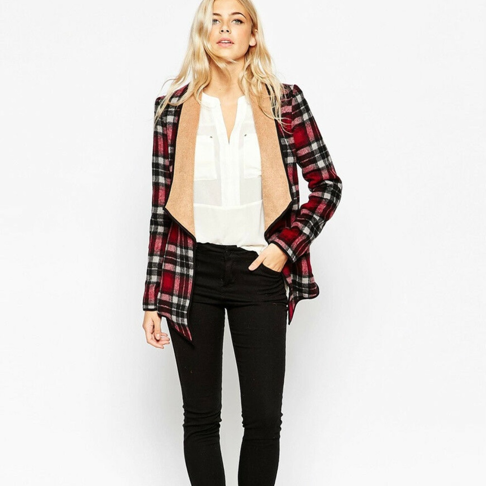 New Greylin Bayton Plaid Woven Jacket